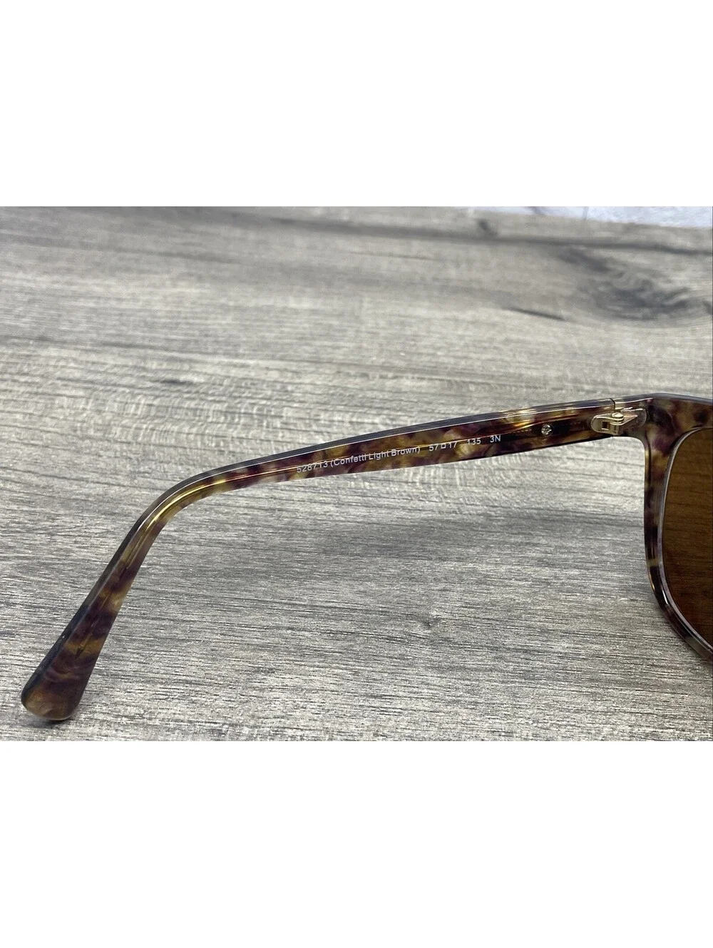 Coach Sunglasses FRAMES ONLY HC8132 528713 Confetti Light Brown 57[]17-135